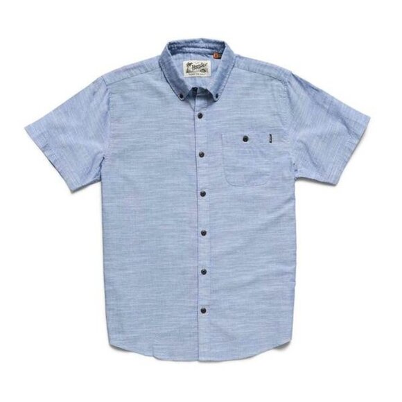 Howler Brothers Mansfield Shirt in Bahama Blue Chambray Size Medium - Picture 1 of 4